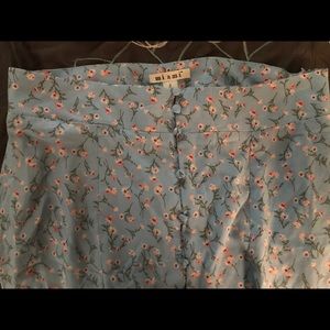 Very long flower skirt